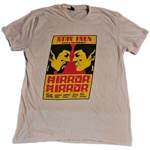 Source Unknown Star Trek Mirror Mirror Tee - Cream Men's XL